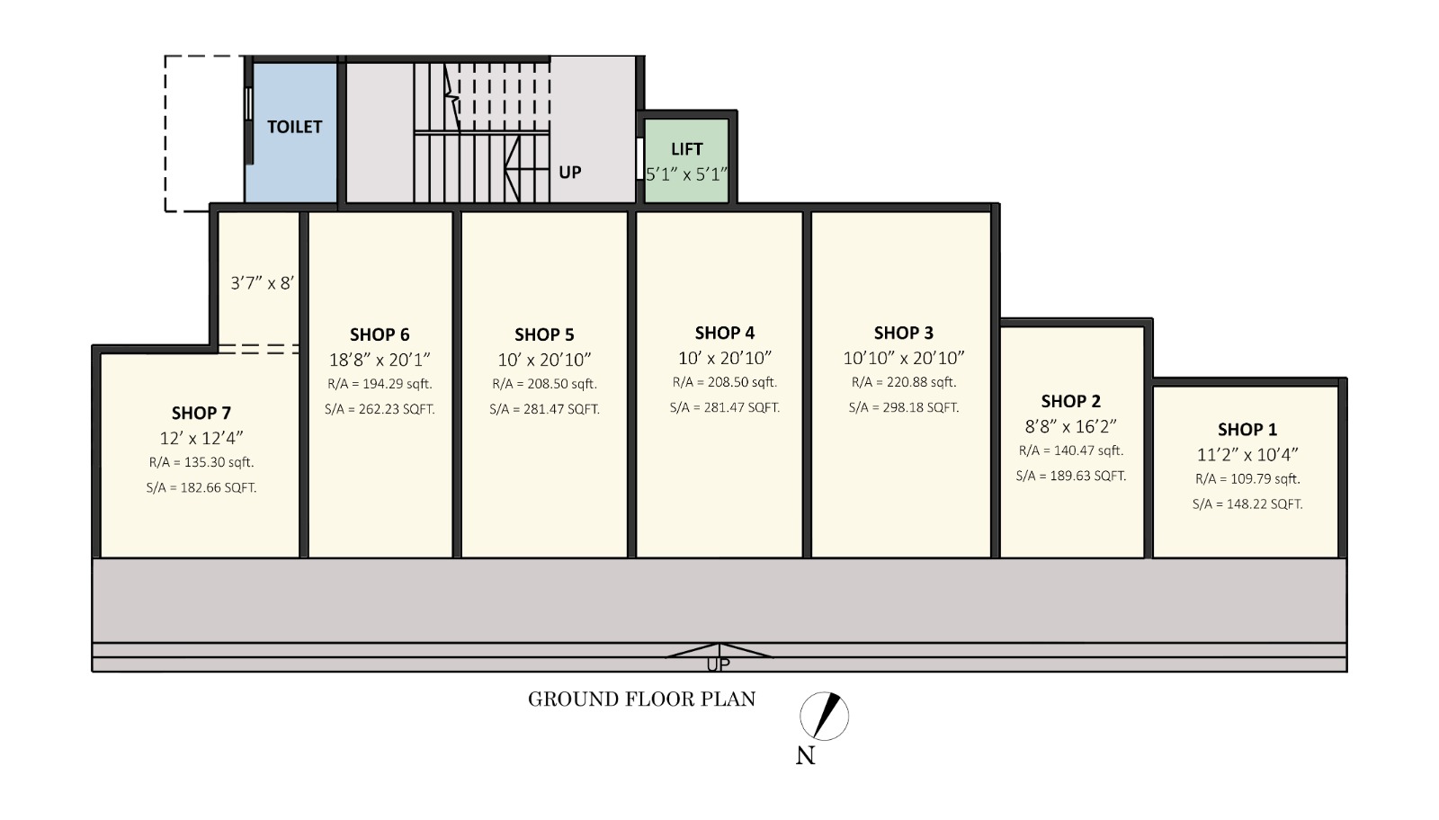 Sale plan drawing for Alve Nirmiti