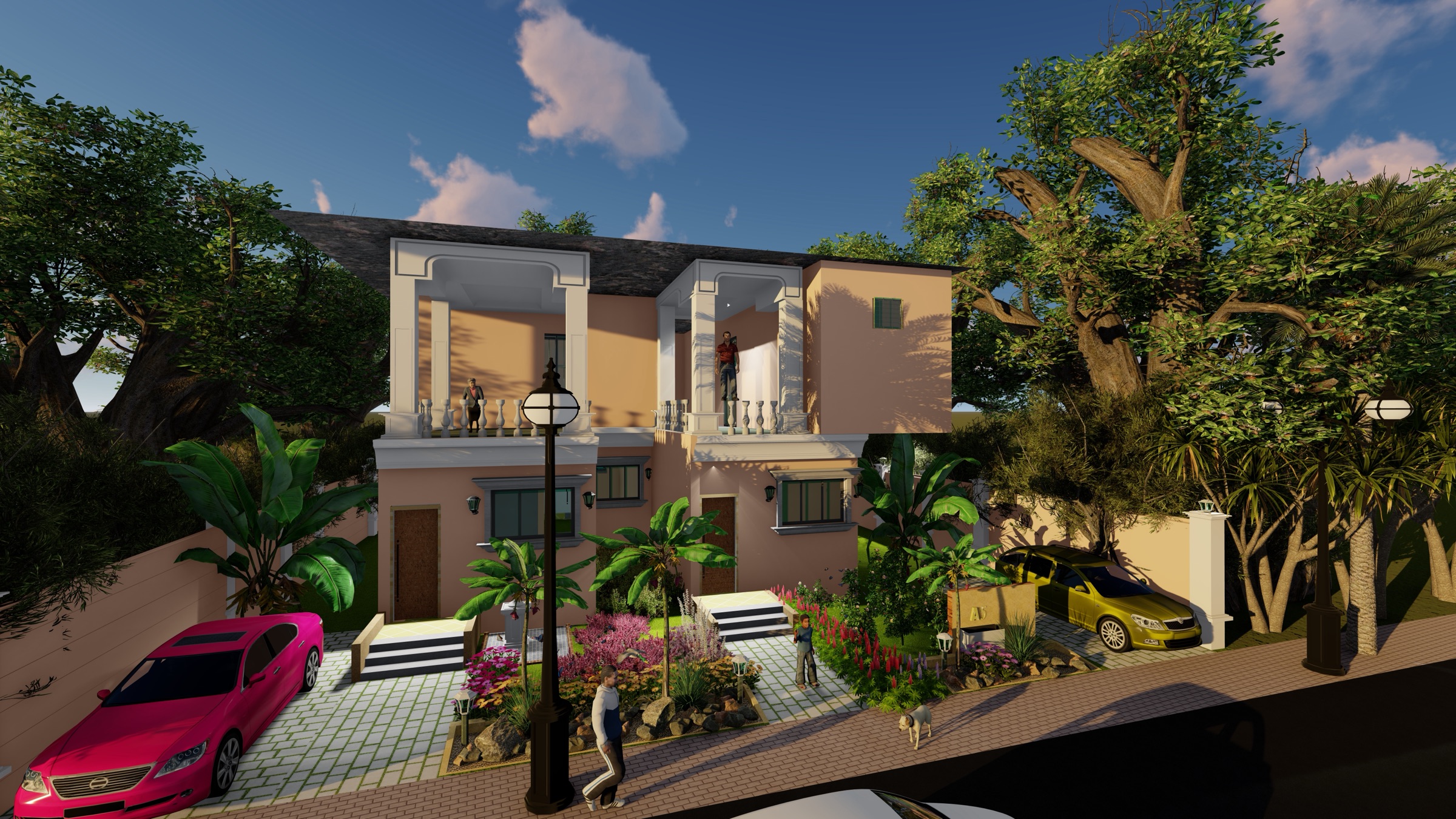 Aerial view of Alve Green Vista NA plots and bungalow layout, Janavali